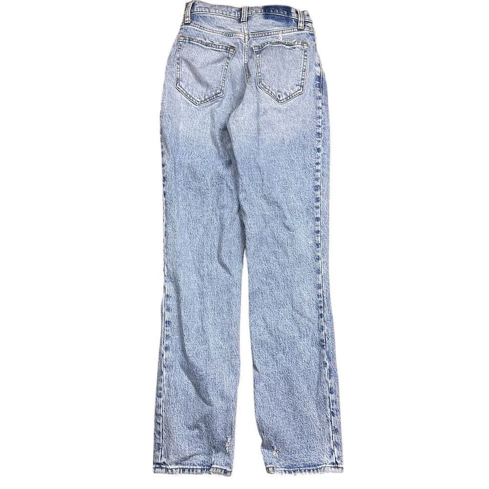 Abercrombie & Fitch Women's Curve Love 90s Straight Ultra High Rise Jeans Size 0 - Picture 3 of 10